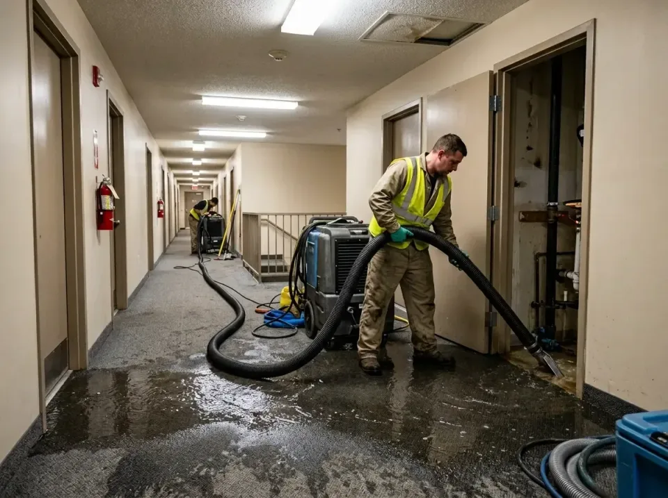 multi-unit-apartment-hallway-f-005 — frequently asked questions, Emergency Burst Pipe Water Extraction & Removal in Amsterda…